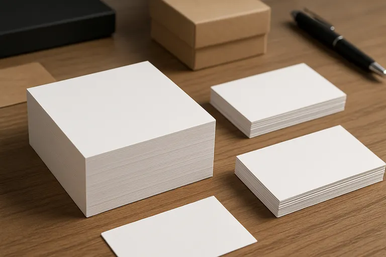 Praktische toepassingen van memoblokken en visitekaartjes